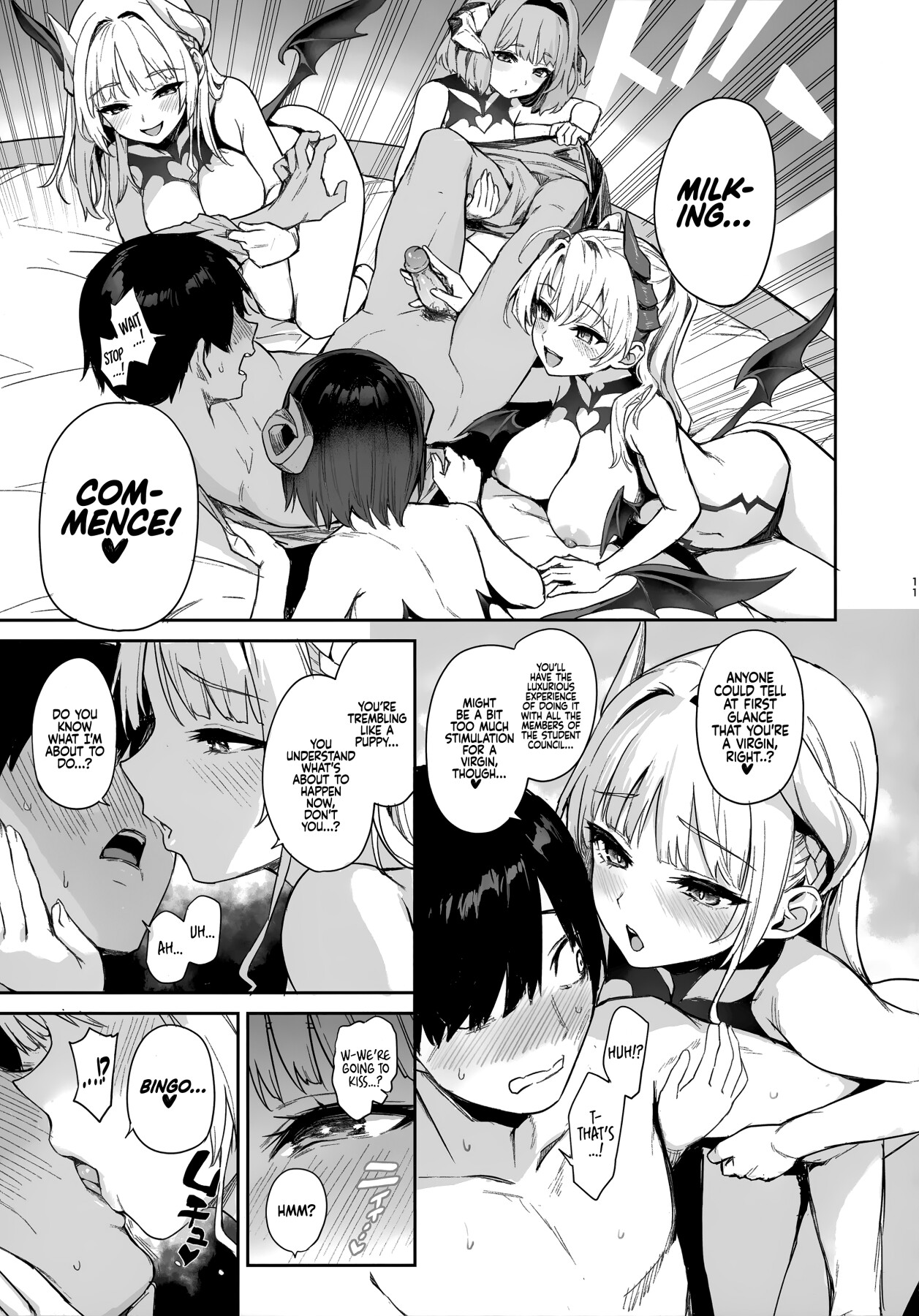 Hentai Manga Comic-Succubus Student Council Milking Club-Read-11